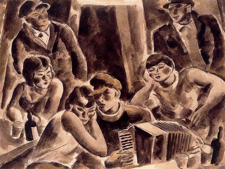 Accordionist, 1931 - Arturo Souto