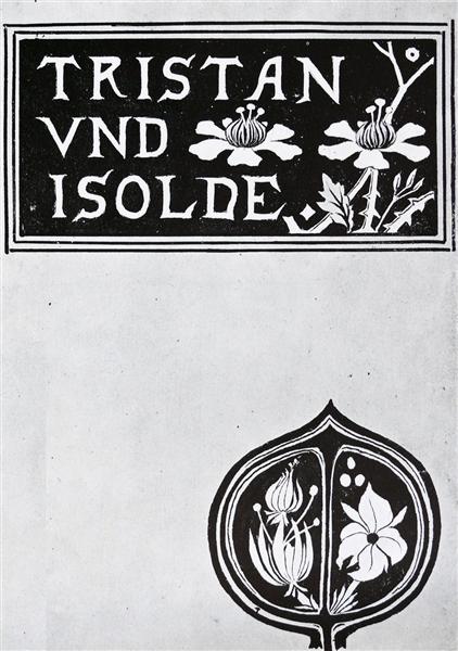 The cover of Tristan and Isolde - Обрі Бердслі