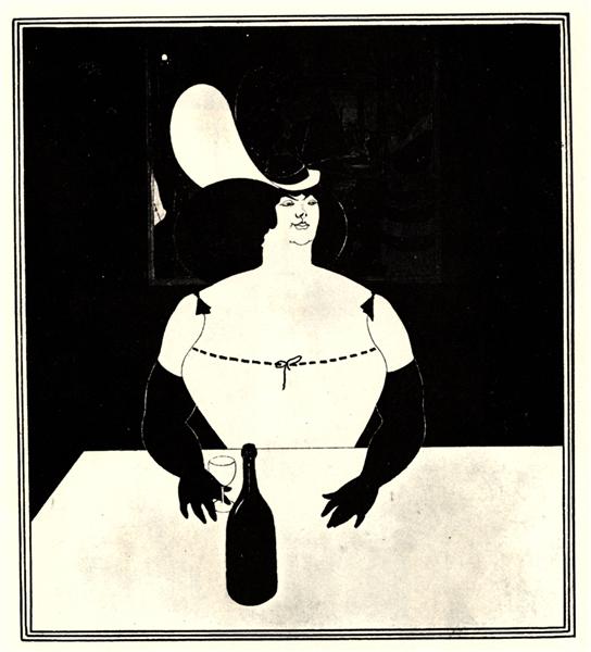 The Fat Woman, 1894 - Обрі Бердслі
