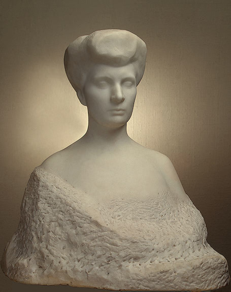 Portrait of Varvara Yeliseyeva, 1906 - Огюст Роден