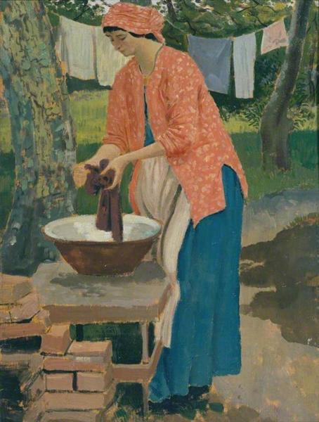 Washing Day, 1915 - Огастес Эдвін Джон