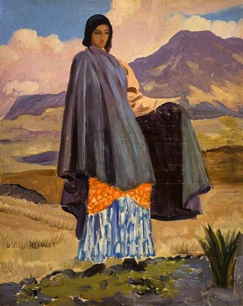 Woman in a Landscape, 1912 - Огастес Эдвін Джон