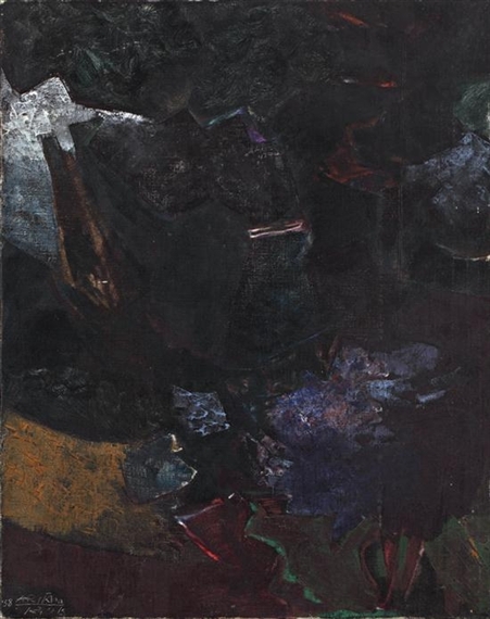 Abstract Composition, 1958 - Avigdor Arikha