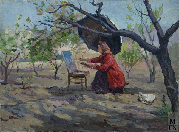 Художница Мариам Асламазян, 1956 - Бабкен Колозян