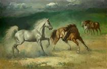 Horses - Basuki Abdullah
