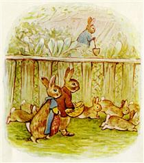 Benjamin and Flopsy Bunny - Беатріс Поттер