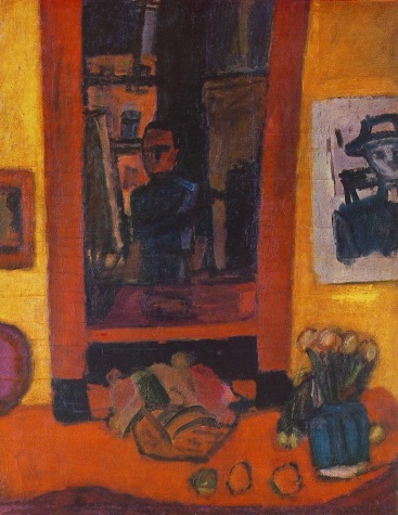 In the Atelier, 1922 - Béla Czóbel