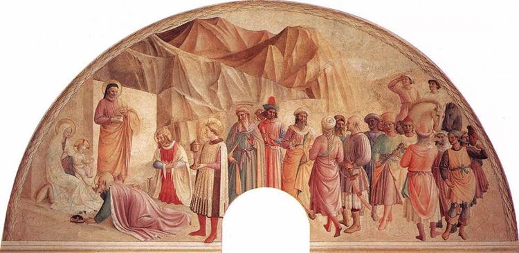 Adoration of the Magi, 1438 - c.1445 - Беноццо Гоццолі