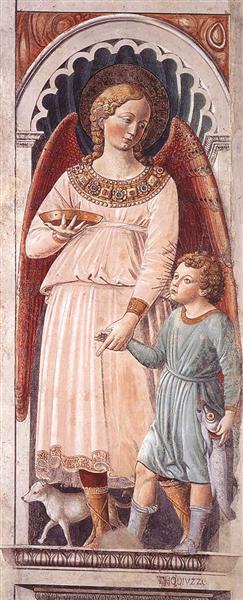 Raphael and Tobias, 1464 - 1465 - Benozzo Gozzoli