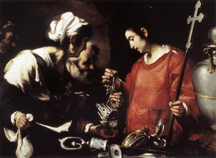 The Charity of St. Lawrence, 1615 - 1620 - Bernardo Strozzi