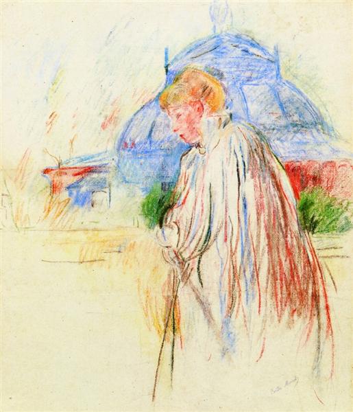 At the Exposition Palace - Berthe Morisot