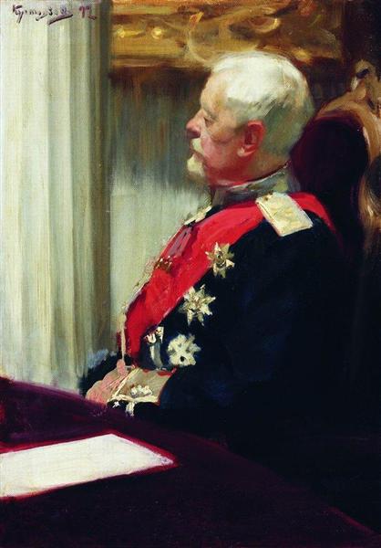 Генерал от инфантерии Христофор Христофорович Рооп, 1902 - Борис Кустодиев