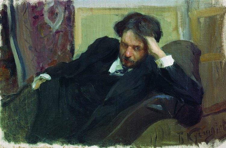 Portrait of D.F. Bogoslovsky, 1902 - Borís Kustódiev
