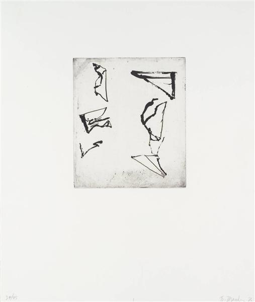 Etchings to Rexroth #1, 1986 - Brice Marden