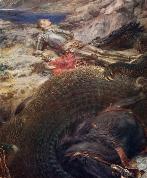 St. George and the Dragon, 1908 - 1909 - Briton Rivière