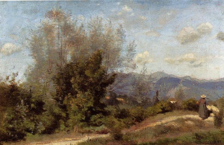 In the Vicinity of Geneva, c.1845 - c.1850 - Jean-Baptiste Camille Corot