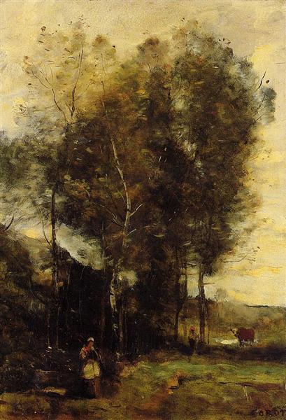Souvenir of Brittany, c.1873 - Camille Corot