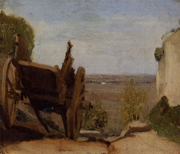 Телега, c.1850 - c.1860 - Камиль Коро