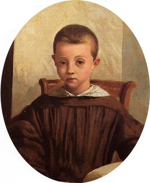 The Son of M. Edouard Delalain, 1845 - 1850 - Camille Corot