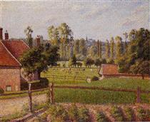 A Meadow in Eragny - Камиль Писсарро