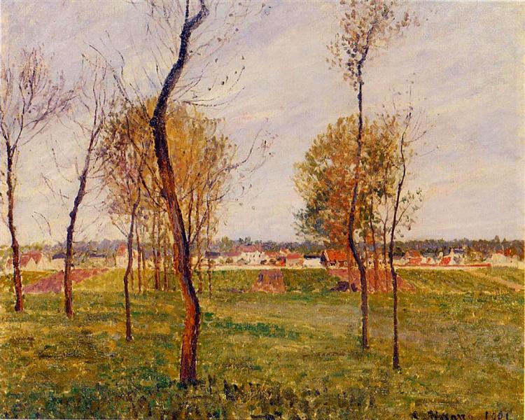 A Meadow in Moret, 1901 - Камиль Писсарро