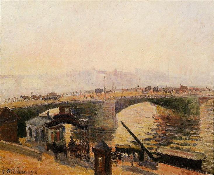 Fog, Morning, Rouen, 1896 - Каміль Піссарро