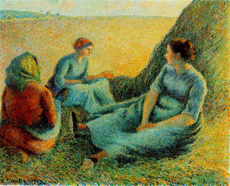 Haymakers Resting, 1891 - Camille Pissarro