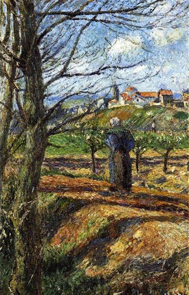 Near Pontoise, c.1877 - c.1879 - Camille Pissarro
