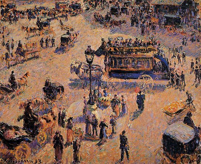Place Saint Lazare, 1893 - Camille Pissarro