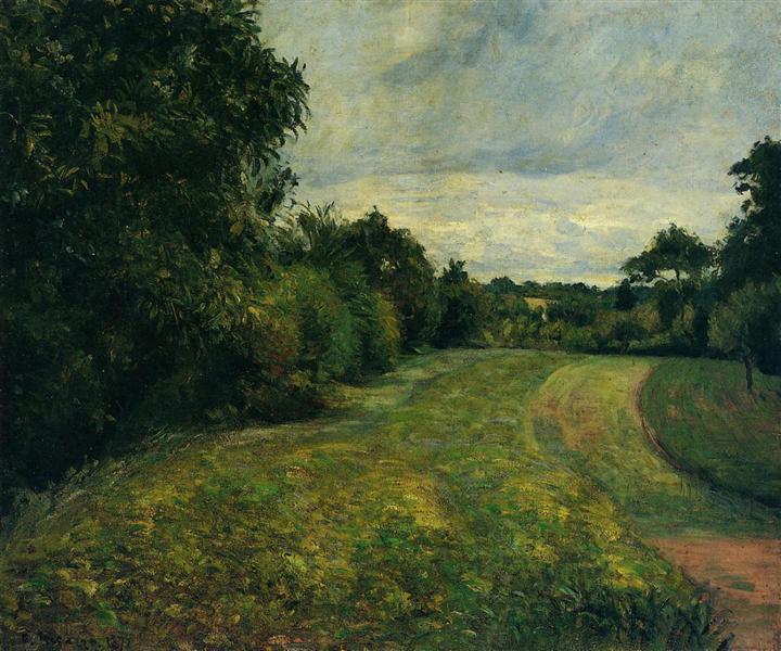 The backwoods of St. Antony, Pontoise, 1876 - Камиль Писсарро