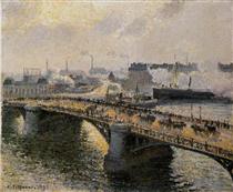 Le Pont Boïeldieu à Rouen - Camille Pissarro