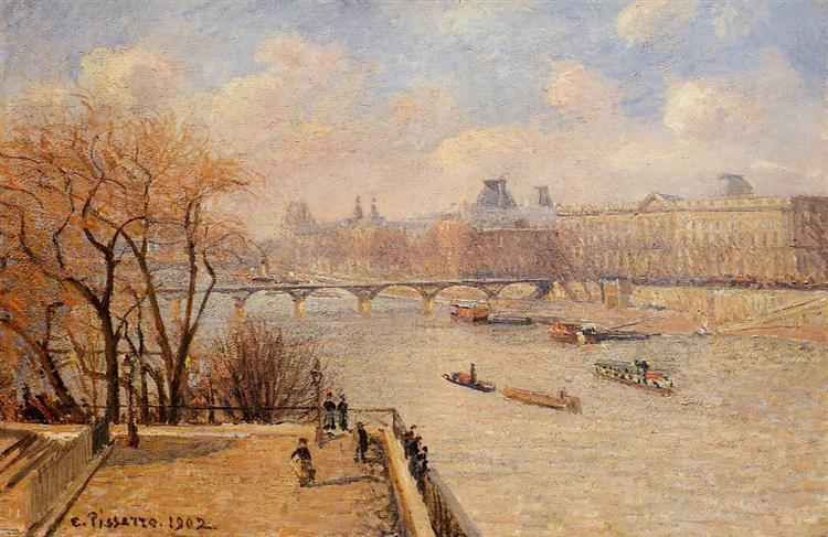 The Raised Terrace of the Pont Neuf, 1902 - Camille Pissarro