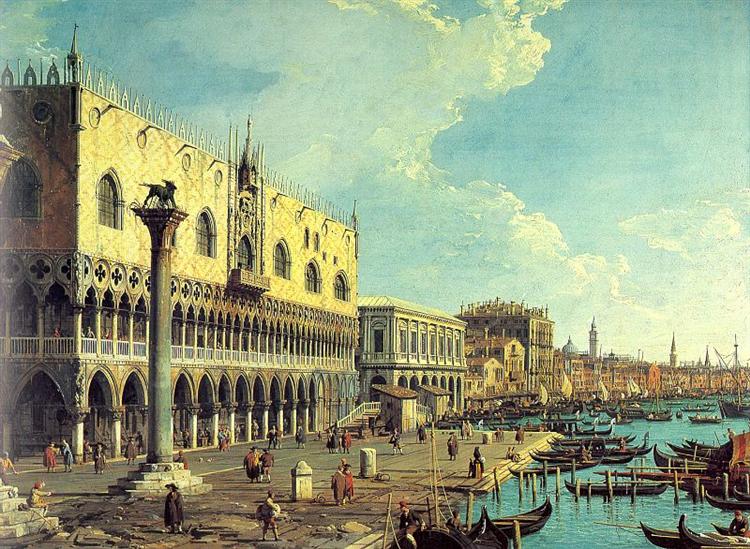 Riva degli Schiavoni Looking East, 1730 - Каналетто