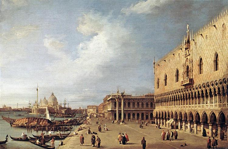 Vue du palais ducal, 1730 - Canaletto