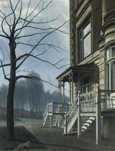 House with two stairs, 1960 - Carel Willink