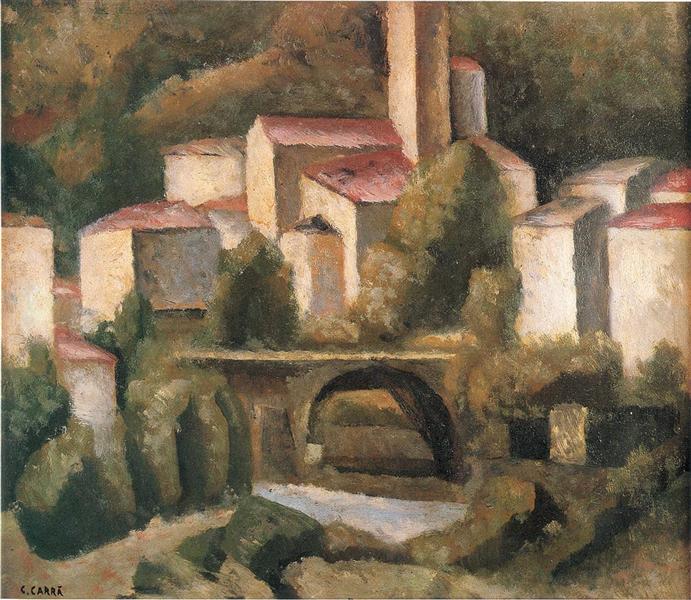 San-Giacomo-di-Varallo, 1924 - Carlo Carrà