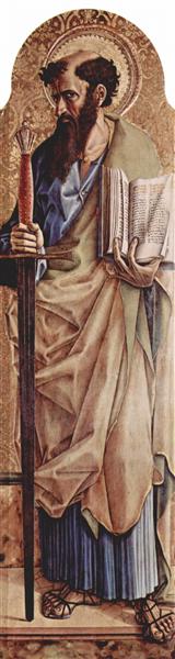 Saint Paul, 1473 - Карло Кривелли