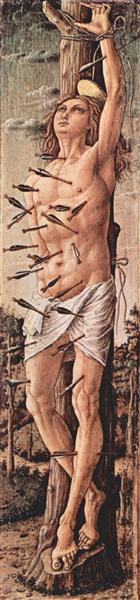 Saint Sebastian, c.1490 - Карло Кривелли