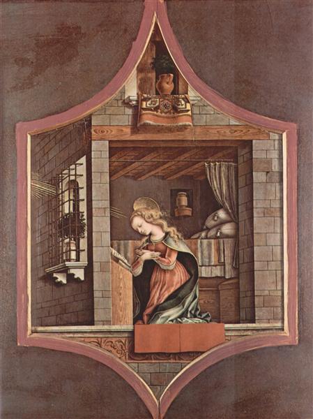 Virgin proclamation, 1482 - 卡羅·克里韋利