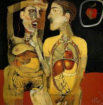 Adam and Eve - Carlos Alonso