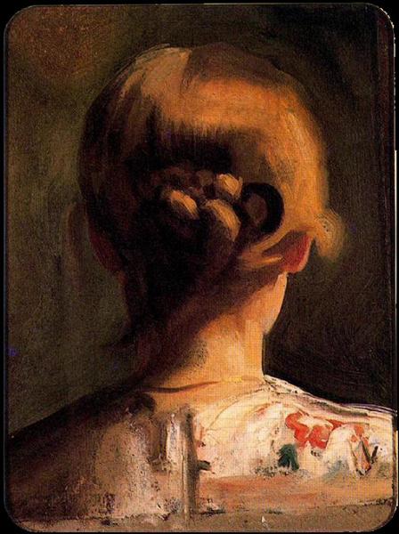 Girl seen from behind, Luisita, 1917 - Карлос Саенс де Техада