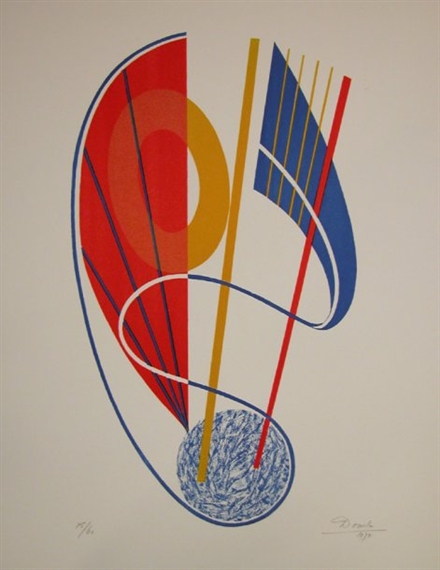 Composition, 1974 - Cesar Domela