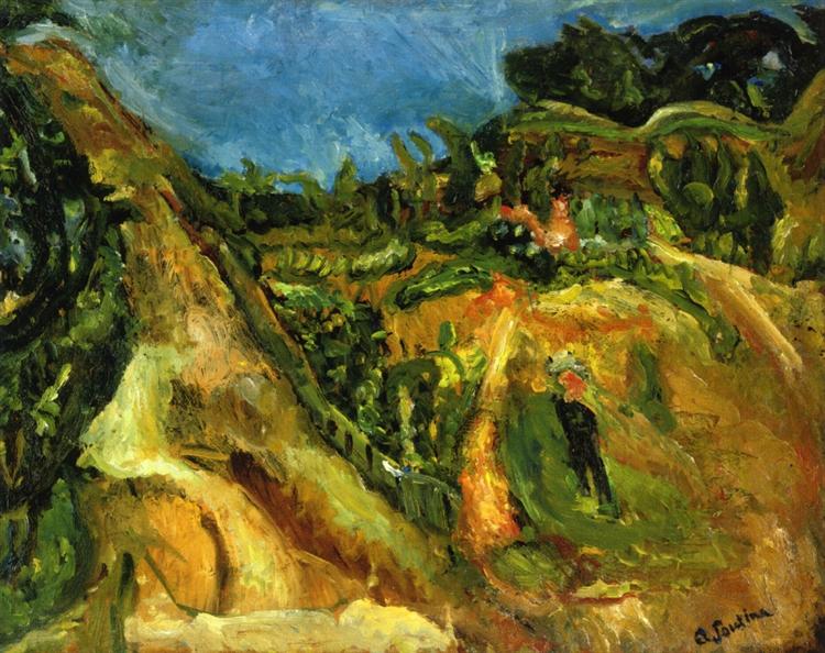 Midday Landscape, c.1918 - Chaïm Soutine