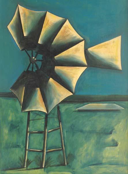 Windmill, 1955 - Charles Blackman