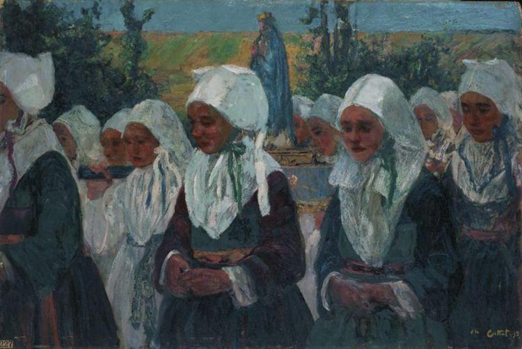 Procession, 1913 - Charles Cottet