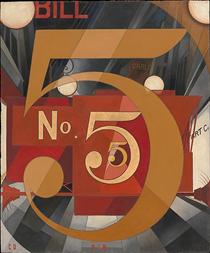 I Saw the Figure 5 in Gold (William Carlos Williams) - Charles Demuth
