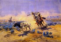 Cowboys from the Quarter Circle Box - Charles Marion Russell