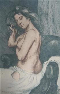 Female Nude - Шарль Морен