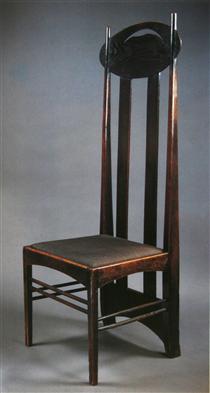Chair design - Charles Rennie Mackintosh
