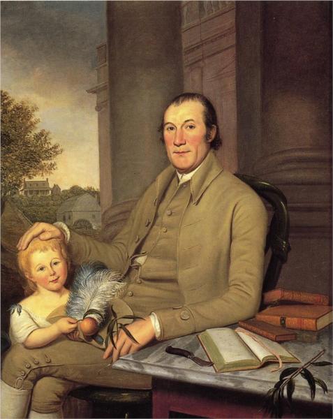 William Smith and His Grandson, 1788 - Чарльз Уилсон Пил